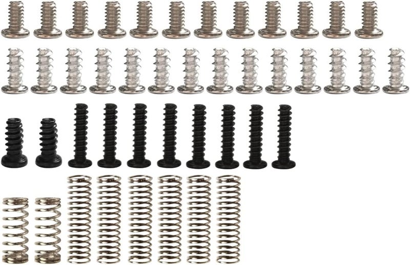 iParto Replacement Screw Set with Spring for Nintendo Switch Console & Joycon Controller Springs Screws Replacement for Nintendo Switch Slide Rail Back Shell Philip's Triwing Head Screws(83pcs) - Image 2